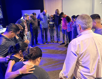 Oración en la iglesia